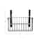 Household Essentials Over the Door Cut Out Metal Basket